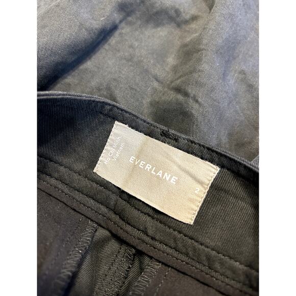 Everlane The Tencel Way-High Taper Pant Black 2 NWT - Picture 5 of 7